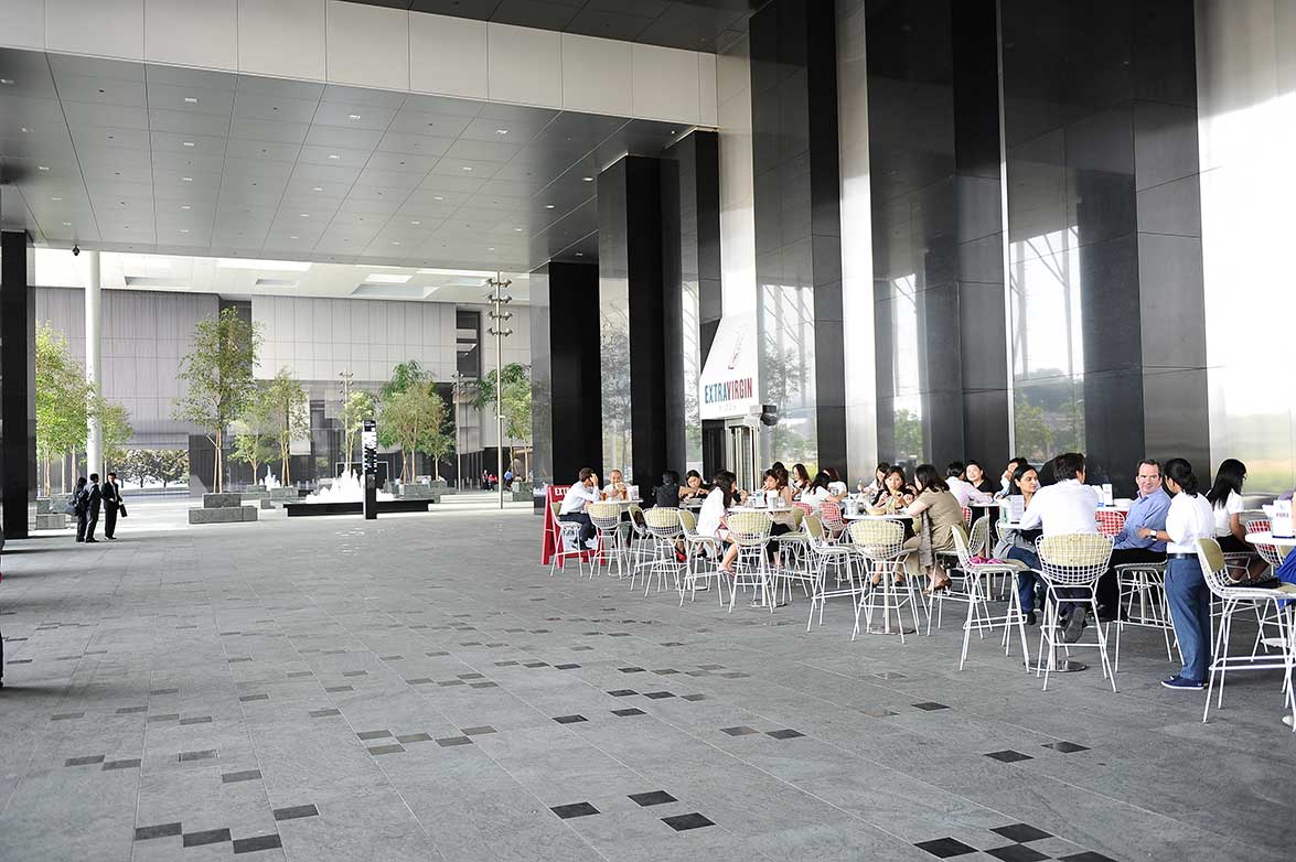 business center Asia Square-4 office rent asia square-4