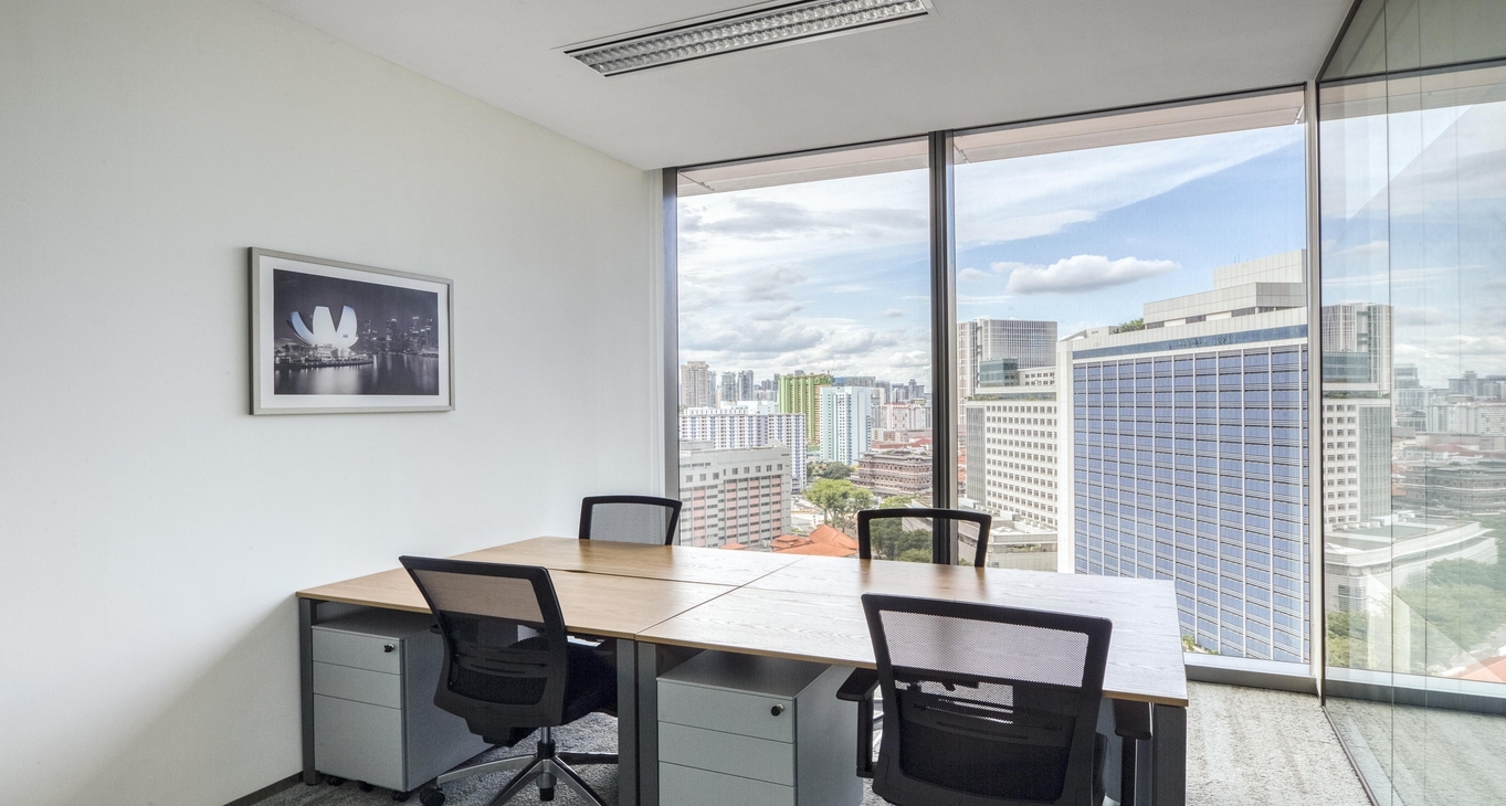 Rent office Guoco Tower_3-1