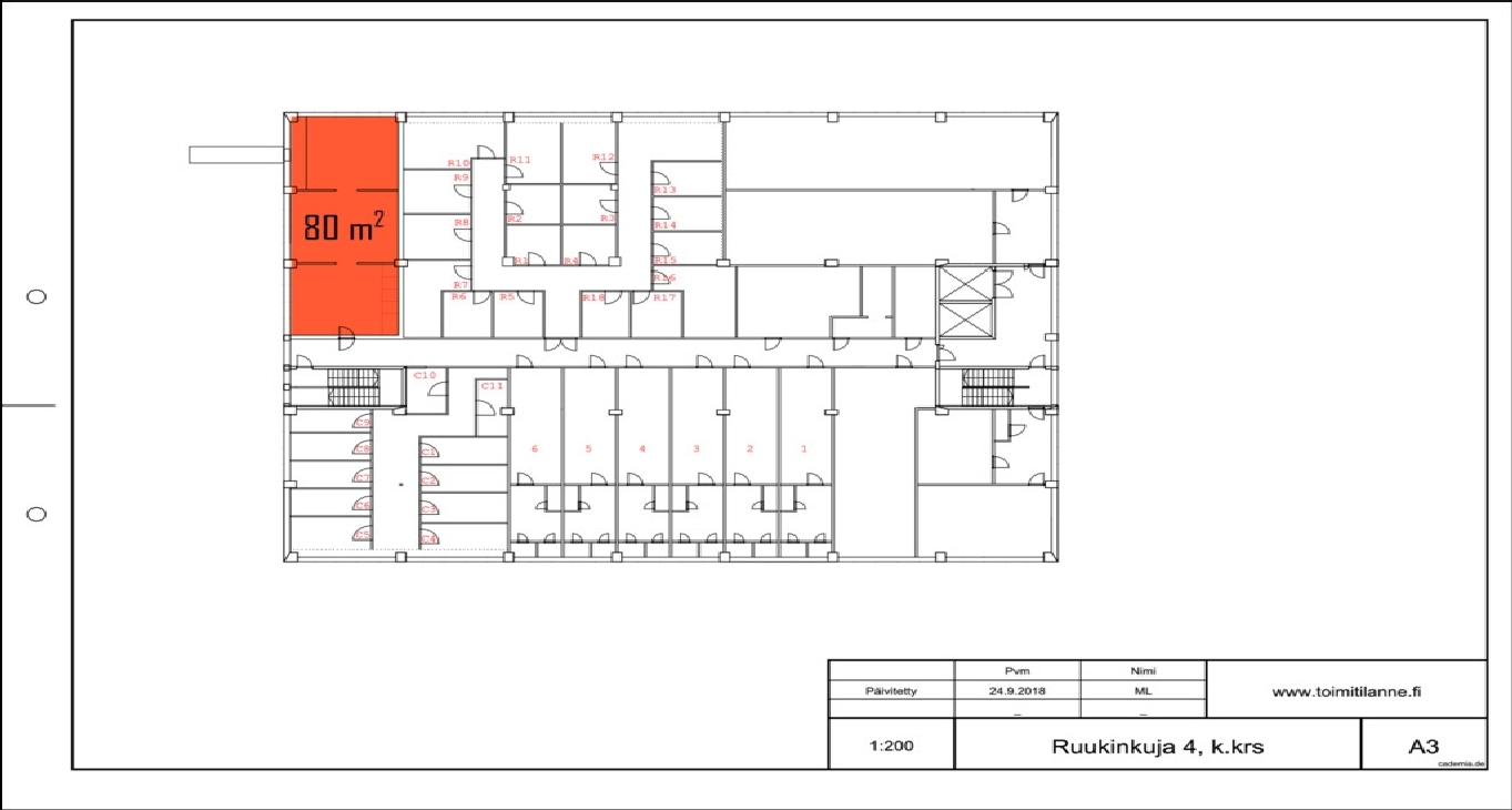 Centre d'affaires Ruukinkuja 4_1-1 Bureaux à louer Ruukinkuja 4_1-1