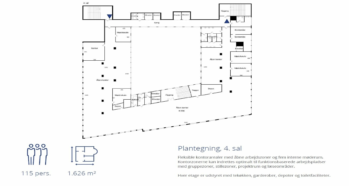 Bureaux à louer Vesterbrogade 8, 3.-4._10-10
